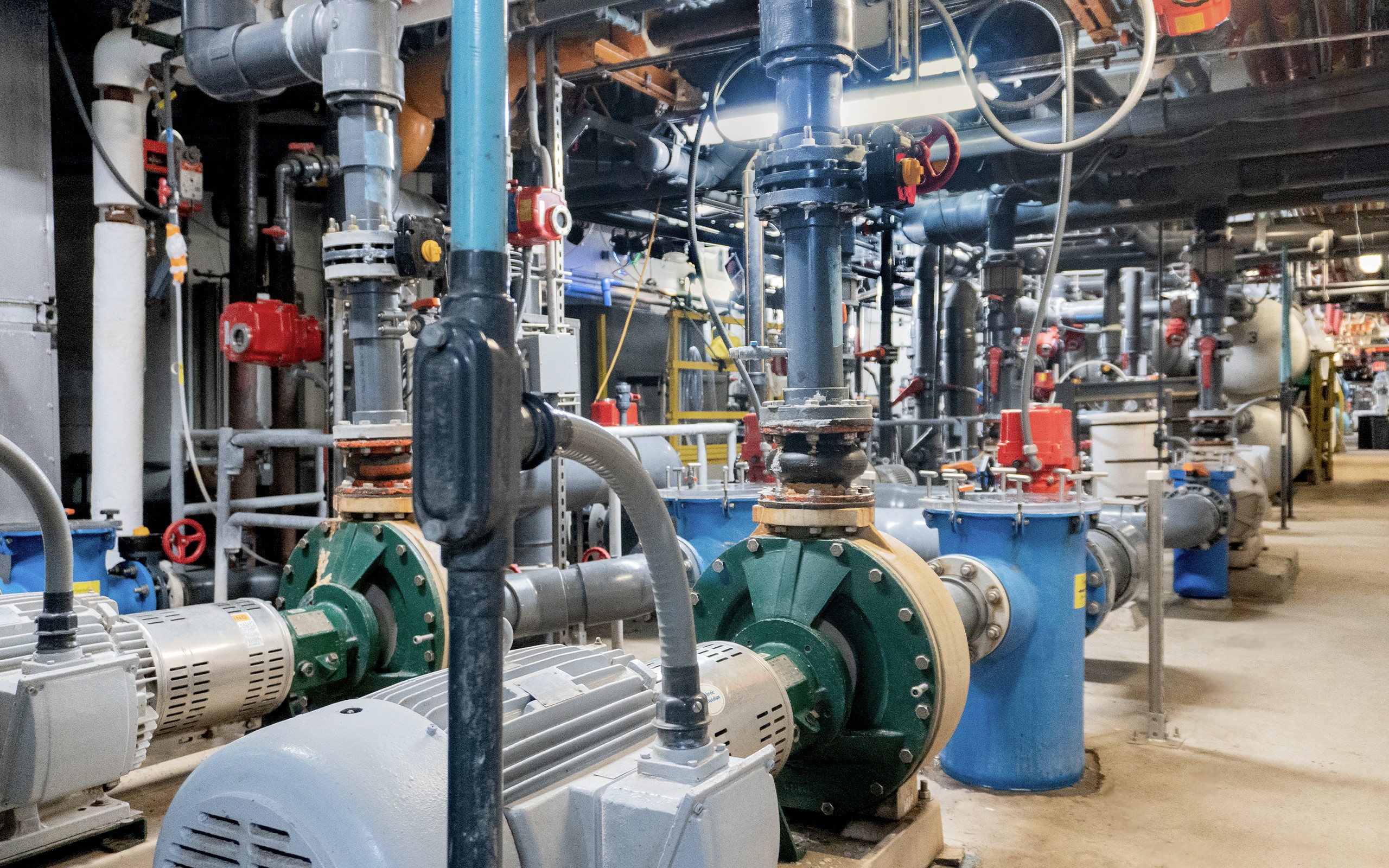 New York Aquarium mechanical, electrical, and plumbing, and animal life support systems